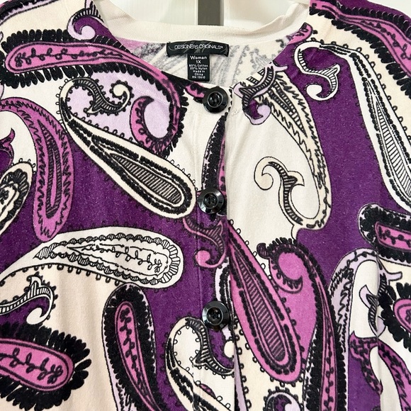 Vintage designers originals cardigan sweater woman size xlarge - Picture 2 of 4